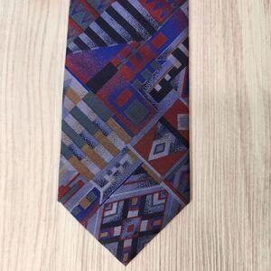 Rajawongoe Men's Silk Muiti-Color  Necktie 3.50" wide 60" Long 100%‎ Thai Silk